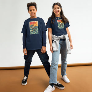 Cooposaurus Rex Surfs Youth Tee - Atomic Critter Clothing