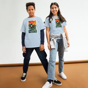 Cooposaurus Rex Surfs Youth Tee - Atomic Critter Clothing