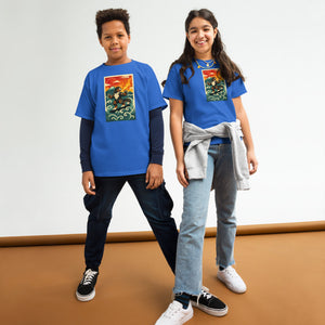 Cooposaurus Rex Surfs Youth Tee - Atomic Critter Clothing