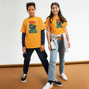 Cooposaurus Rex Surfs Youth Tee - Atomic Critter Clothing