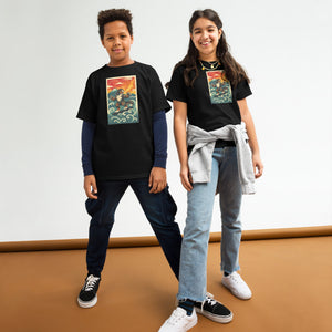 Cooposaurus Rex Surfs Youth Tee - Atomic Critter Clothing