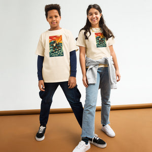 Cooposaurus Rex Surfs Youth Tee - Atomic Critter Clothing