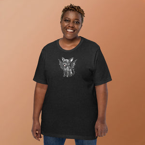 Fin Night Gremlin Ink Blot Unisex T-Shirt - Atomic Critter Clothing