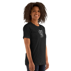 Fin Night Gremlin Ink Blot Unisex T-Shirt - Atomic Critter Clothing