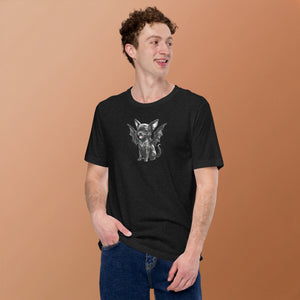 Fin Night Gremlin Ink Blot Unisex T-Shirt - Atomic Critter Clothing