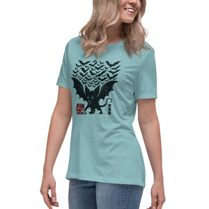 Fin Night Gremlin Women's Tee - Atomic Critter Clothing