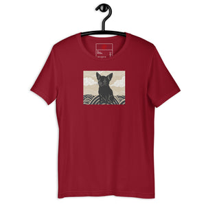 Fin Waves Unisex T-Shirt - Atomic Critter Clothing