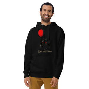 Murder Otter Balloon Unisex Hoodie - Atomic Critter Clothing