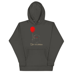 Murder Otter Balloon Unisex Hoodie - Atomic Critter Clothing