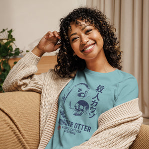 Murder Otter Sketch Women's T-Shirt - Atomic Critter Clothing