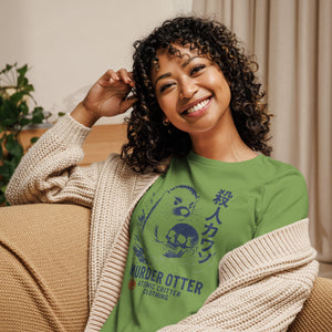 Murder Otter Sketch Women's T-Shirt - Atomic Critter Clothing