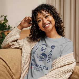 Murder Otter Sketch Women's T-Shirt - Atomic Critter Clothing