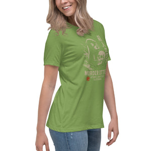 Murder Otter Women's Dark Tee - Atomic Critter Clothing