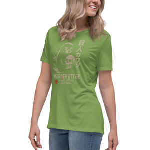 Murder Otter Women's Dark Tee - Atomic Critter Clothing