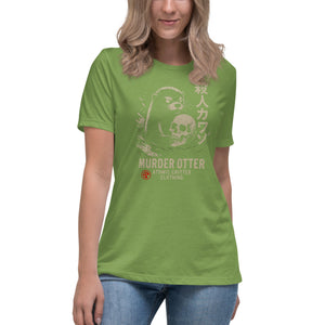 Murder Otter Women's Dark Tee - Atomic Critter Clothing