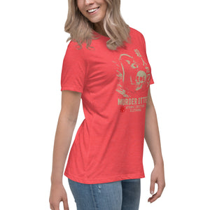 Murder Otter Women's Dark Tee - Atomic Critter Clothing