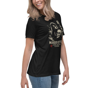 Murder Otter Women's Dark Tee - Atomic Critter Clothing