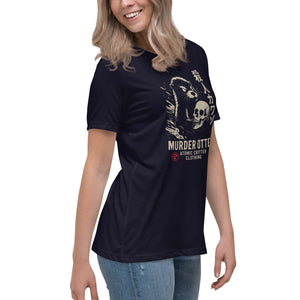 Murder Otter Women's Dark Tee - Atomic Critter Clothing