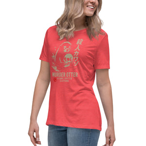 Murder Otter Women's Dark Tee - Atomic Critter Clothing