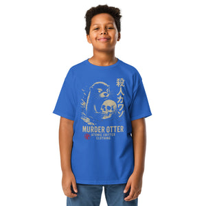 Murder Otter Youth Dark T-Shirt - Atomic Critter Clothing