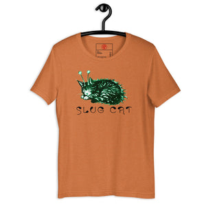 Slug Cat Mutate Unisex T-shirt - Atomic Critter Clothing