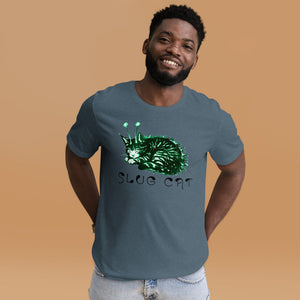 Slug Cat Mutate Unisex T-shirt - Atomic Critter Clothing