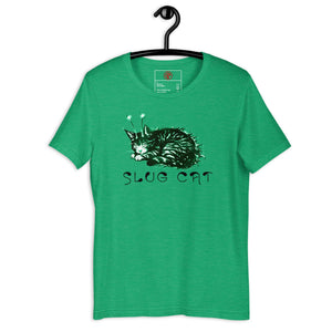 Slug Cat Mutate Unisex T-shirt - Atomic Critter Clothing