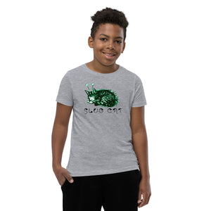 Slug Cat Mutated Youth Short Sleeve T-Shirt - Atomic Critter Clothing