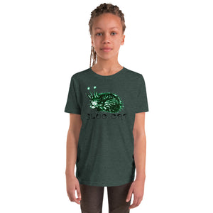 Slug Cat Mutated Youth Short Sleeve T-Shirt - Atomic Critter Clothing