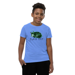 Slug Cat Mutated Youth Short Sleeve T-Shirt - Atomic Critter Clothing