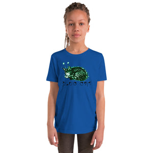 Slug Cat Mutated Youth Short Sleeve T-Shirt - Atomic Critter Clothing