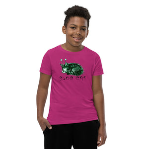 Slug Cat Mutated Youth Short Sleeve T-Shirt - Atomic Critter Clothing