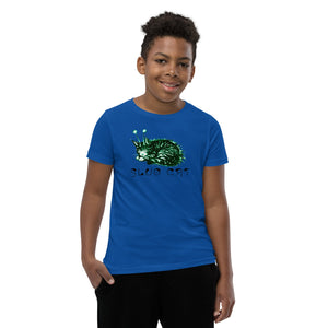 Slug Cat Mutated Youth Short Sleeve T-Shirt - Atomic Critter Clothing