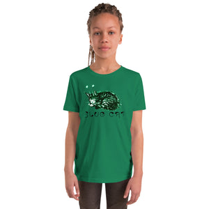 Slug Cat Mutated Youth Short Sleeve T-Shirt - Atomic Critter Clothing