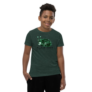 Slug Cat Mutated Youth Short Sleeve T-Shirt - Atomic Critter Clothing