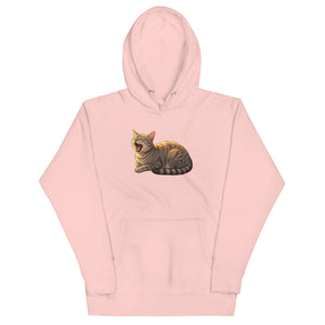 Slug Cat Natural Unisex Hoodie - Atomic Critter Clothing