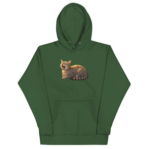 Slug Cat Natural Unisex Hoodie - Atomic Critter Clothing
