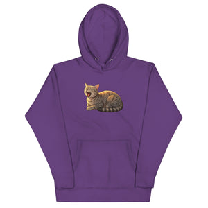 Slug Cat Natural Unisex Hoodie - Atomic Critter Clothing
