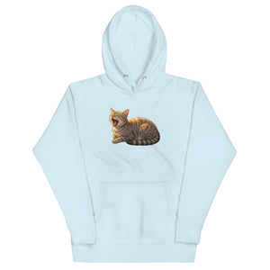 Slug Cat Natural Unisex Hoodie - Atomic Critter Clothing