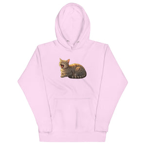 Slug Cat Natural Unisex Hoodie - Atomic Critter Clothing