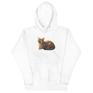 Slug Cat Natural Unisex Hoodie - Atomic Critter Clothing