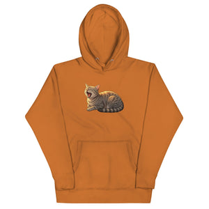 Slug Cat Natural Unisex Hoodie - Atomic Critter Clothing