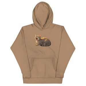 Slug Cat Natural Unisex Hoodie - Atomic Critter Clothing