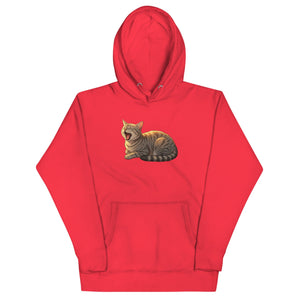 Slug Cat Natural Unisex Hoodie - Atomic Critter Clothing