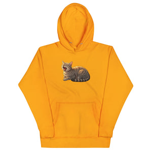 Slug Cat Natural Unisex Hoodie - Atomic Critter Clothing