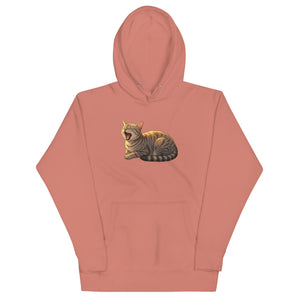 Slug Cat Natural Unisex Hoodie - Atomic Critter Clothing