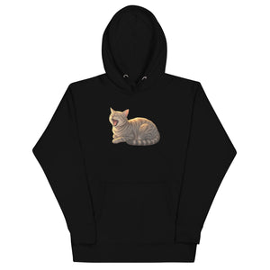 Slug Cat Natural Unisex Hoodie - Atomic Critter Clothing
