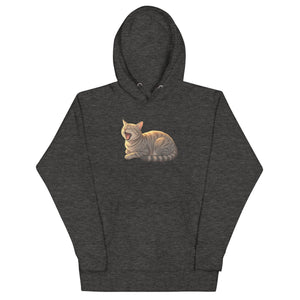 Slug Cat Natural Unisex Hoodie - Atomic Critter Clothing