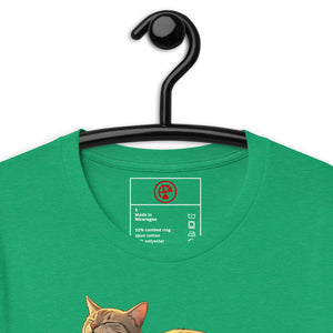 Slug Cat Natural Unisex Tee - Atomic Critter Clothing