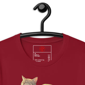 Slug Cat Natural Unisex Tee - Atomic Critter Clothing